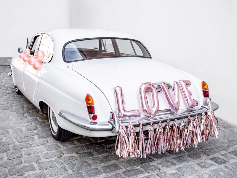 Zestaw dekoracji samochodowych - Love
