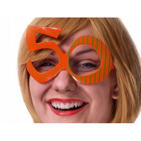 Okulary cyfry 50 urodziny