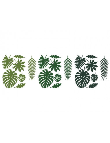 Zestaw liści tropikalnych Aloha