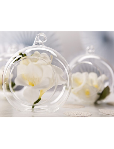 Kule szklane- do kwiatowych dekoracji