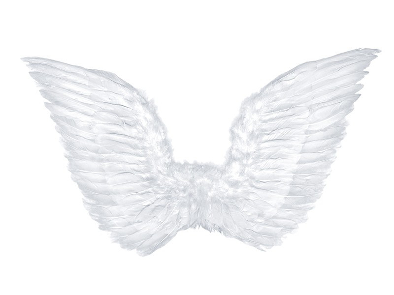 Skrzydła anioła białe